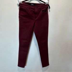 Boden Portobello Bi Stretch Burgundy Skinny Pants Women’s size 8R